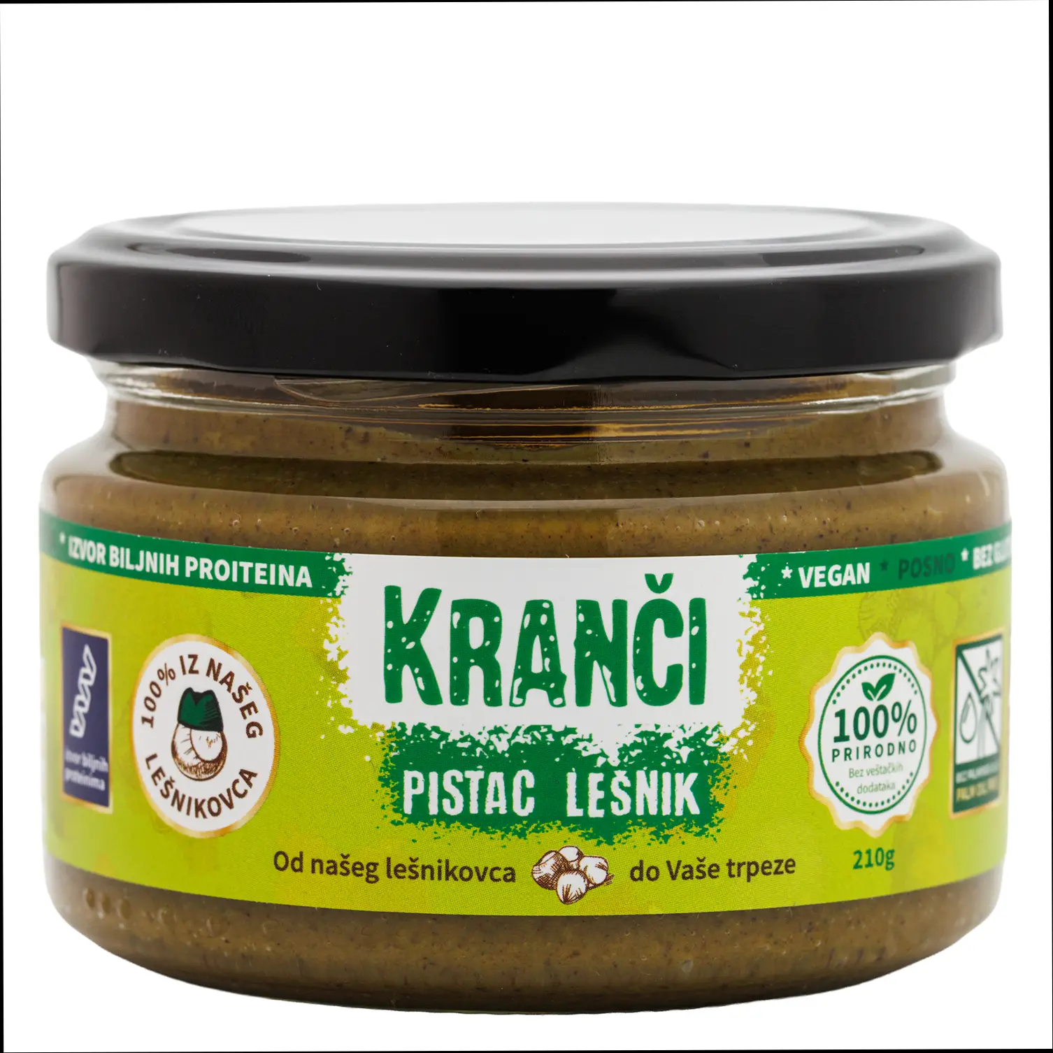 Kranči pistać lešnik krem – prirodan spoj pistaća i naših domaćih lešnika